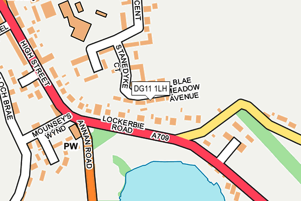 DG11 1LH map - OS OpenMap – Local (Ordnance Survey)