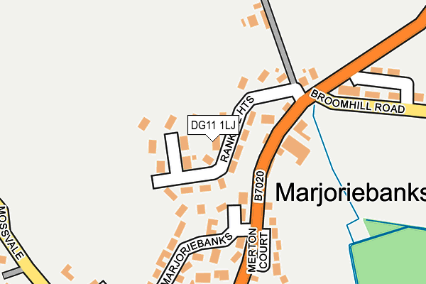 DG11 1LJ map - OS OpenMap – Local (Ordnance Survey)