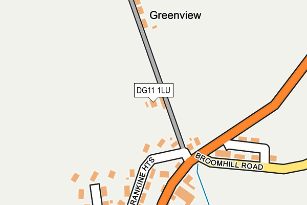 DG11 1LU map - OS OpenMap – Local (Ordnance Survey)