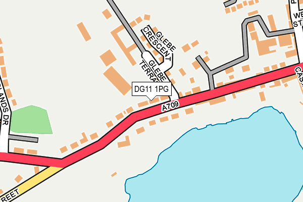 DG11 1PG map - OS OpenMap – Local (Ordnance Survey)