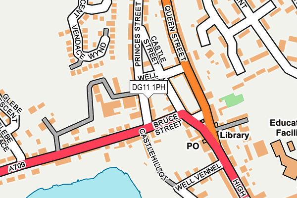 DG11 1PH map - OS OpenMap – Local (Ordnance Survey)