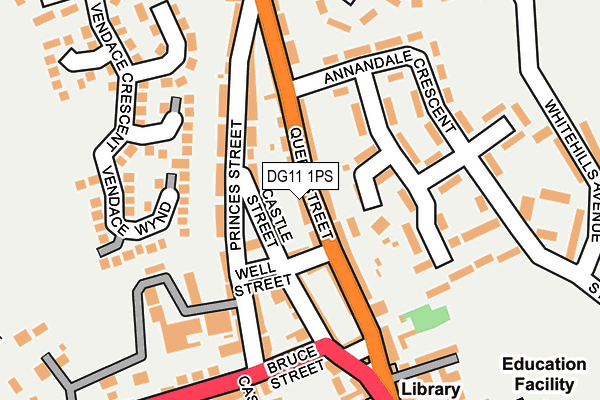DG11 1PS map - OS OpenMap – Local (Ordnance Survey)