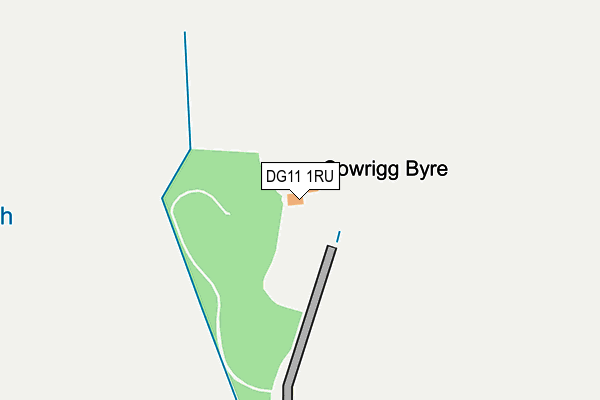 DG11 1RU map - OS OpenMap – Local (Ordnance Survey)