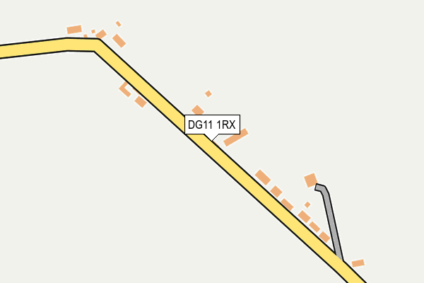 DG11 1RX map - OS OpenMap – Local (Ordnance Survey)