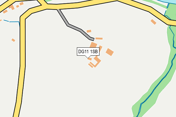 DG11 1SB map - OS OpenMap – Local (Ordnance Survey)