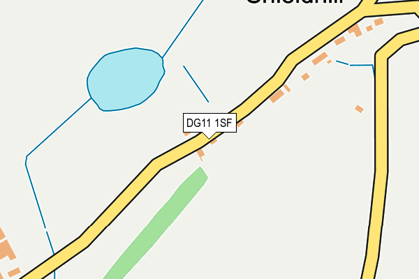 DG11 1SF map - OS OpenMap – Local (Ordnance Survey)