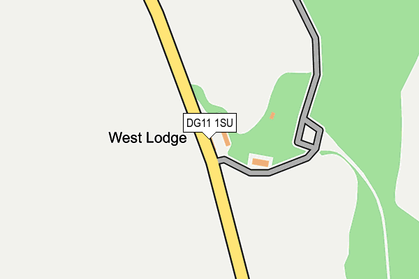 DG11 1SU map - OS OpenMap – Local (Ordnance Survey)