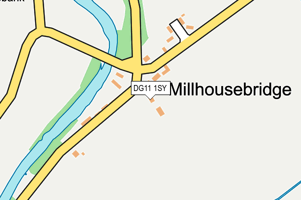DG11 1SY map - OS OpenMap – Local (Ordnance Survey)