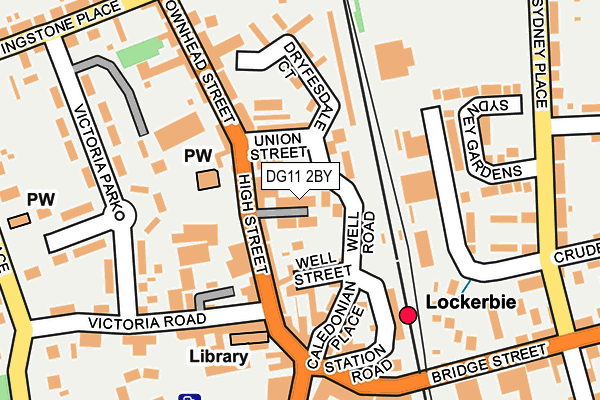 DG11 2BY map - OS OpenMap – Local (Ordnance Survey)