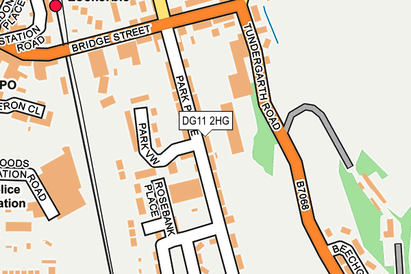 DG11 2HG map - OS OpenMap – Local (Ordnance Survey)