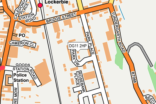 DG11 2HP map - OS OpenMap – Local (Ordnance Survey)