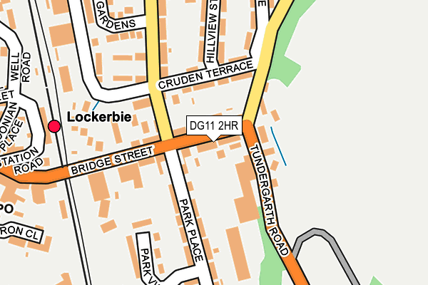 DG11 2HR map - OS OpenMap – Local (Ordnance Survey)