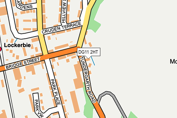 DG11 2HT map - OS OpenMap – Local (Ordnance Survey)