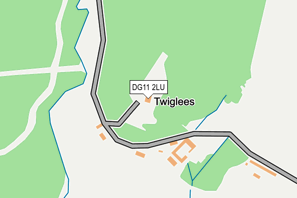 DG11 2LU map - OS OpenMap – Local (Ordnance Survey)