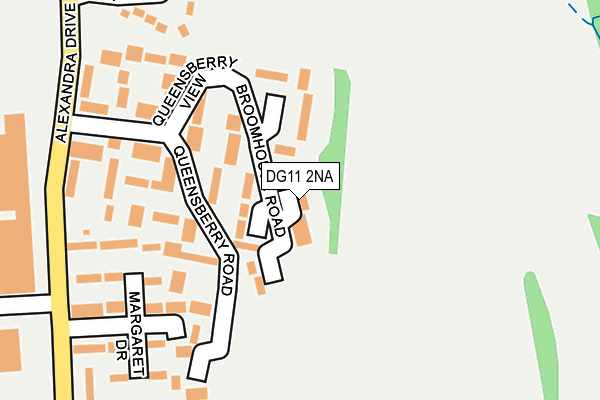 DG11 2NA map - OS OpenMap – Local (Ordnance Survey)