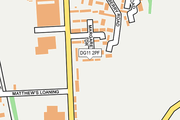 DG11 2PF map - OS OpenMap – Local (Ordnance Survey)