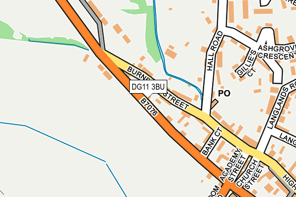 DG11 3BU map - OS OpenMap – Local (Ordnance Survey)
