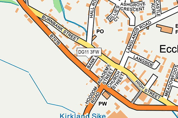 DG11 3FW map - OS OpenMap – Local (Ordnance Survey)
