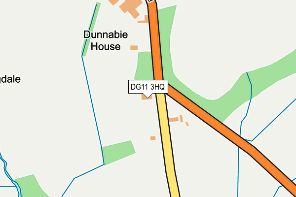 DG11 3HQ map - OS OpenMap – Local (Ordnance Survey)
