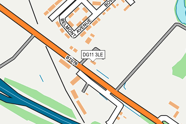 DG11 3LE map - OS OpenMap – Local (Ordnance Survey)