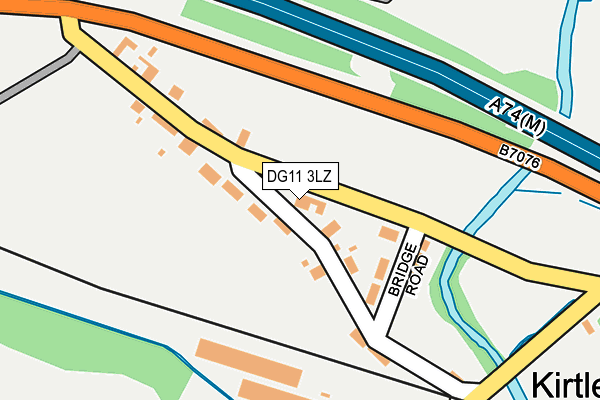 DG11 3LZ map - OS OpenMap – Local (Ordnance Survey)