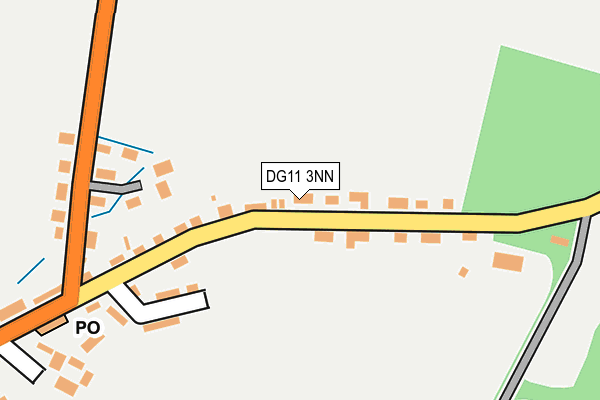 DG11 3NN map - OS OpenMap – Local (Ordnance Survey)