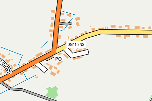 DG11 3NS map - OS OpenMap – Local (Ordnance Survey)