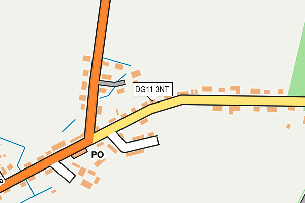 DG11 3NT map - OS OpenMap – Local (Ordnance Survey)