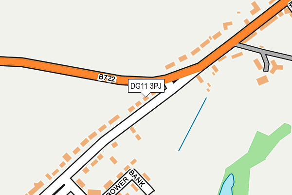 DG11 3PJ map - OS OpenMap – Local (Ordnance Survey)
