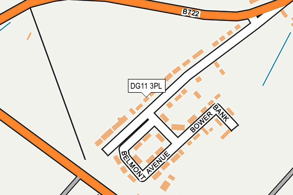 DG11 3PL map - OS OpenMap – Local (Ordnance Survey)