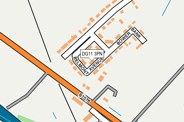 DG11 3PN map - OS OpenMap – Local (Ordnance Survey)