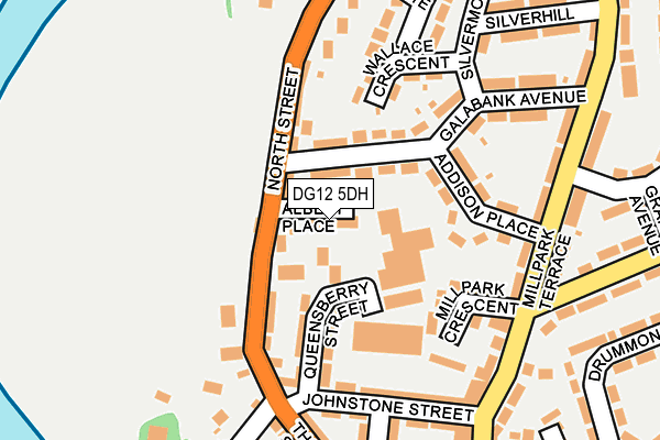 DG12 5DH map - OS OpenMap – Local (Ordnance Survey)