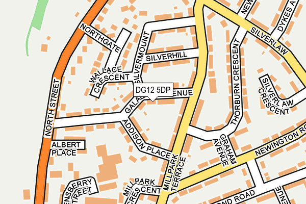 DG12 5DP map - OS OpenMap – Local (Ordnance Survey)