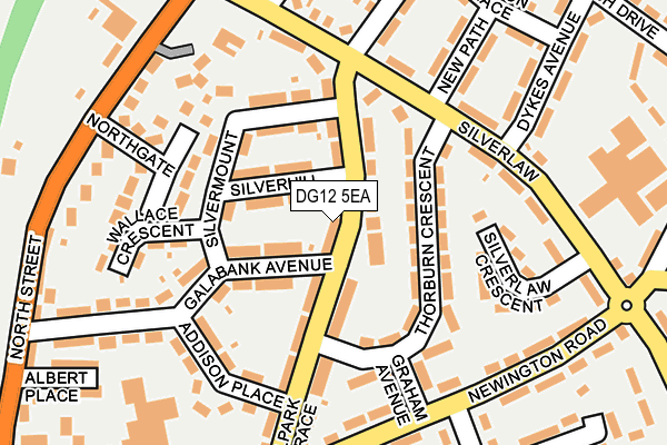 DG12 5EA map - OS OpenMap – Local (Ordnance Survey)