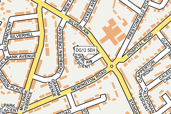 DG12 5EH map - OS OpenMap – Local (Ordnance Survey)