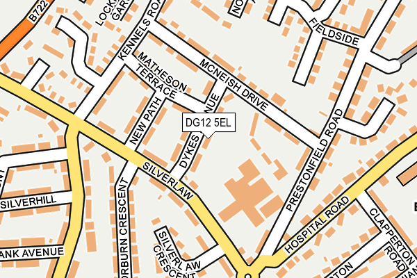 DG12 5EL map - OS OpenMap – Local (Ordnance Survey)