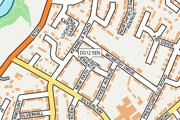 DG12 5EN map - OS OpenMap – Local (Ordnance Survey)