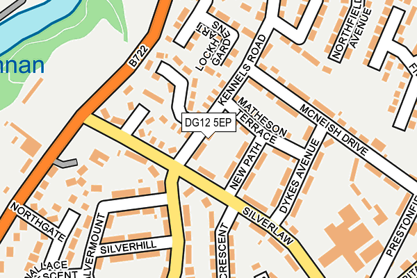 DG12 5EP map - OS OpenMap – Local (Ordnance Survey)