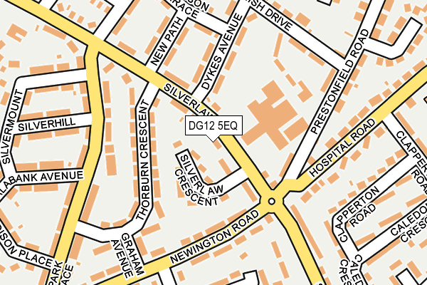 DG12 5EQ map - OS OpenMap – Local (Ordnance Survey)