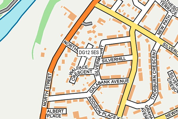 DG12 5ES map - OS OpenMap – Local (Ordnance Survey)