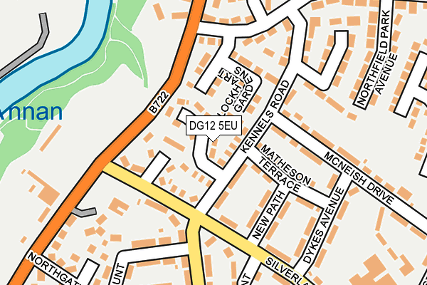 DG12 5EU map - OS OpenMap – Local (Ordnance Survey)