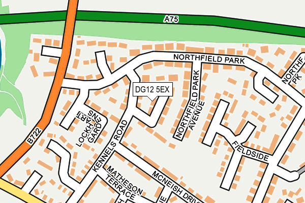 DG12 5EX map - OS OpenMap – Local (Ordnance Survey)