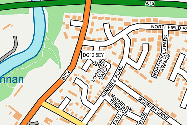 DG12 5EY map - OS OpenMap – Local (Ordnance Survey)