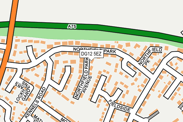 DG12 5EZ map - OS OpenMap – Local (Ordnance Survey)