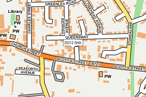 DG12 5HA map - OS OpenMap – Local (Ordnance Survey)
