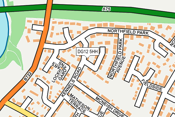 DG12 5HH map - OS OpenMap – Local (Ordnance Survey)