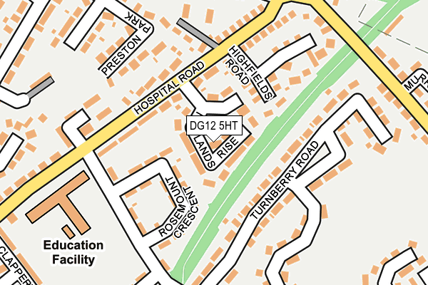 DG12 5HT map - OS OpenMap – Local (Ordnance Survey)