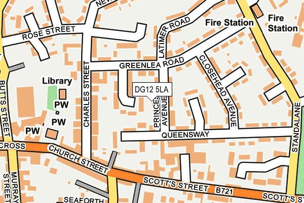 DG12 5LA map - OS OpenMap – Local (Ordnance Survey)