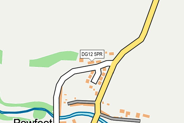 DG12 5PR map - OS OpenMap – Local (Ordnance Survey)
