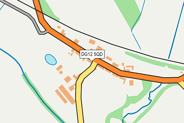 DG12 5QD map - OS OpenMap – Local (Ordnance Survey)